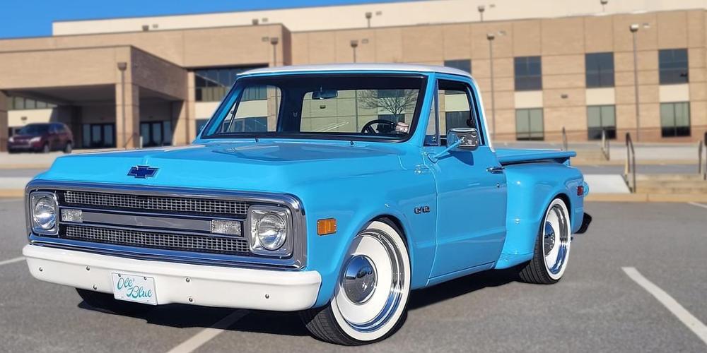 Chevrolet C10 Pickup with U.S. Wheel Rat Rod (Series 661) Extended Sizing